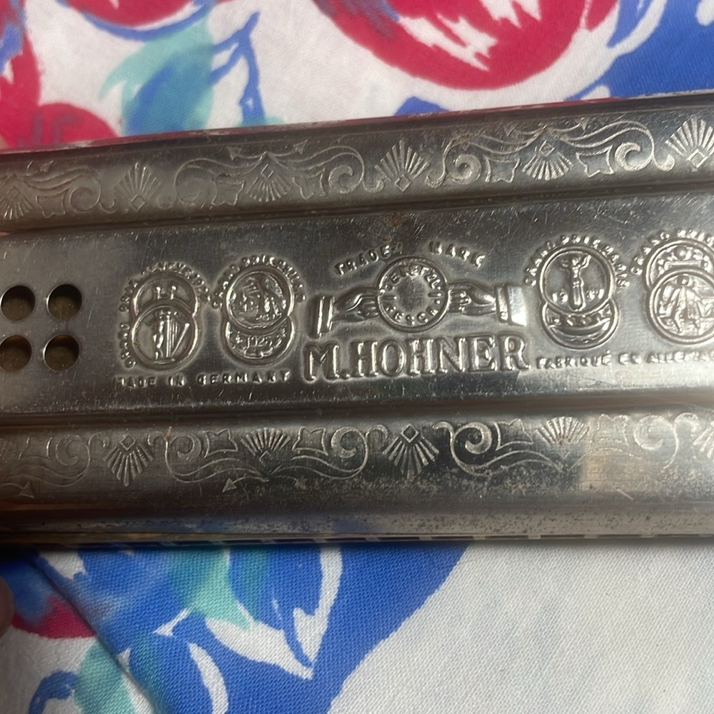 Echo Bell Metal Reeds Harmonica - Picture 2 of 9